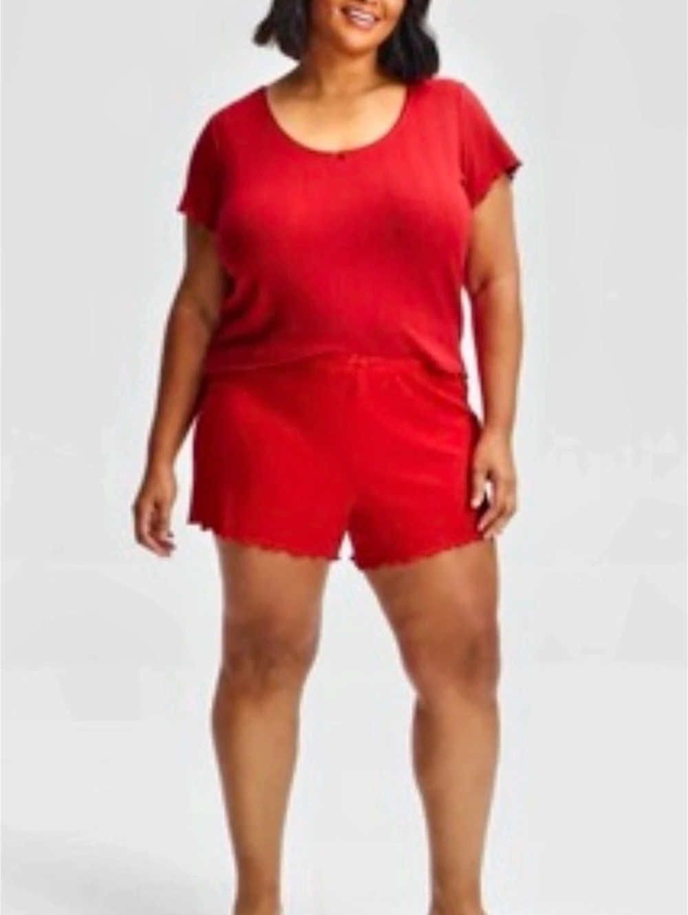 Audrey Pajama Set in Holiday Red NWT Holiday PJ women xxl
